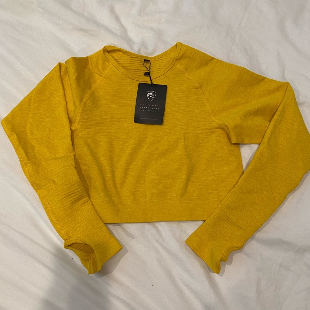 Alphalete Revival Long Sleeve Crop